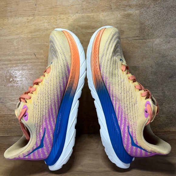 Hoka One One Mach 5 Womens Size 7.5 Running Shoes Sneakers Impala Cyclamen - Picture 6 of 12